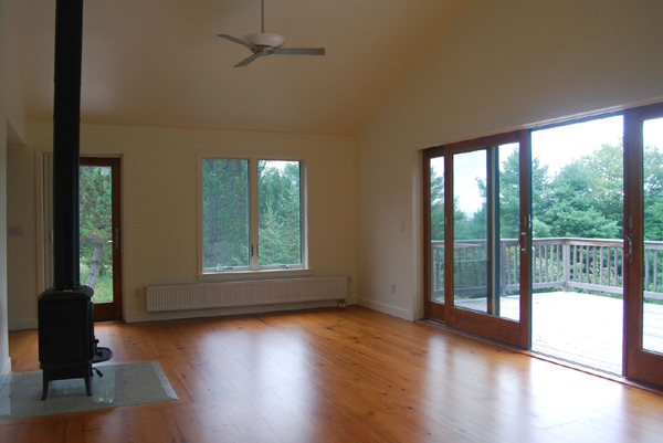 living room - oak floor